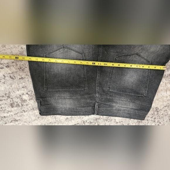 RM Rebecca Minkoff Crystal Studded Black Jeans, Size 18W - Picture 8 of 8